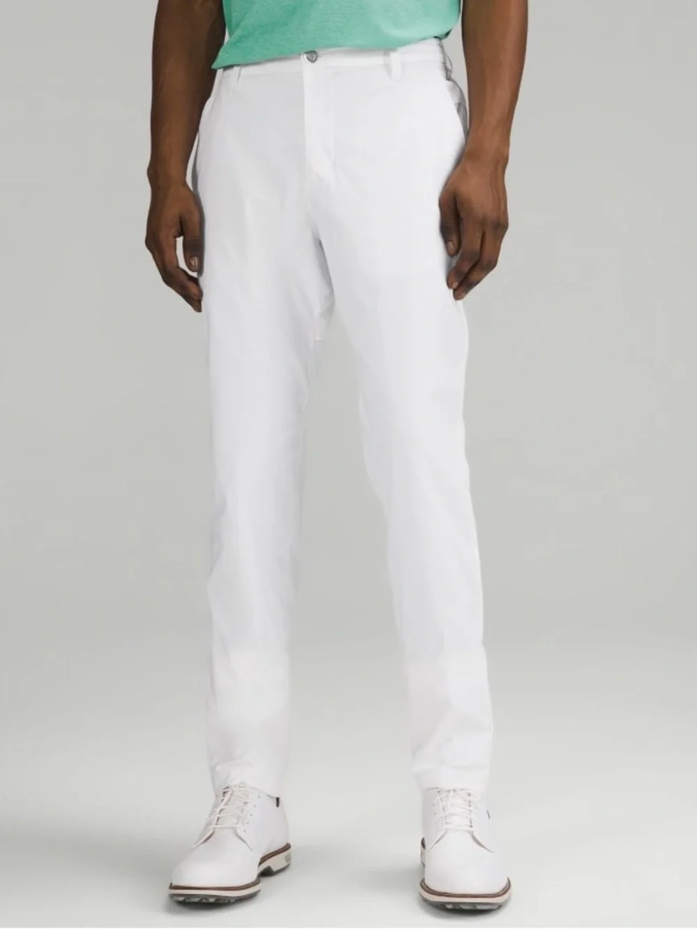 Mens Lululemon Commission Golf Pant 32” Length White Size 34 NWT